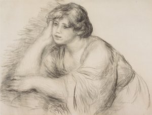 Seated Girl by Pierre Auguste Renoir